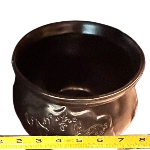 Magenta Ceramic Happy Halloween Cauldron - Picture 10 of 11